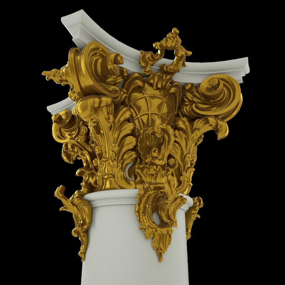 Column architecture 3D model - TurboSquid 1510891