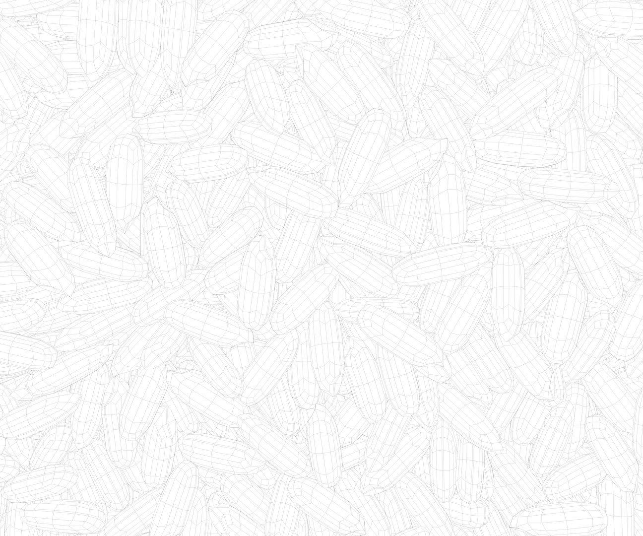 3D Uncooked Rice TurboSquid 2141357