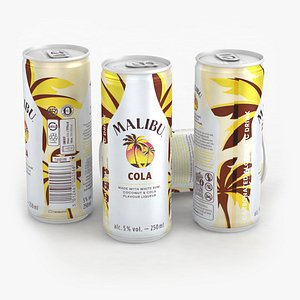 Alcohol Can Malibu Cola 250ml 2024