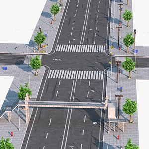 City Street Intersection