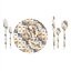 3D silverware diningware set cutlery