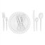 3D silverware diningware set cutlery