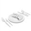 3D silverware diningware set cutlery