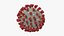 3D coronavirus virus