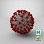 3D coronavirus virus