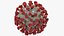 3D coronavirus virus