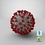 3D coronavirus virus
