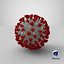 3D coronavirus virus