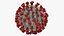 3D coronavirus virus