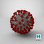 3D coronavirus virus
