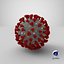 3D coronavirus virus