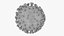 3D coronavirus virus