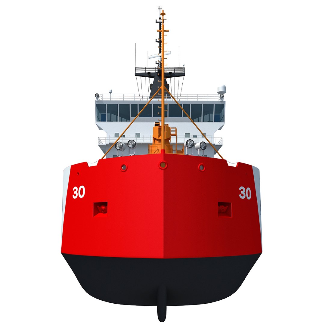 coast guard icebreaker 3d 3ds