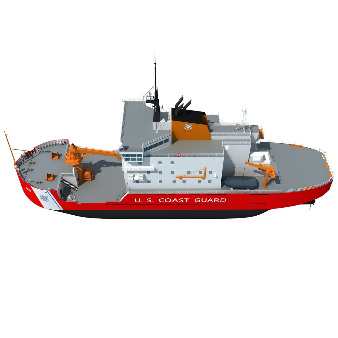 coast guard icebreaker 3d 3ds