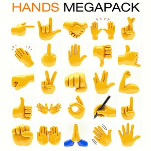 EMOJI HANDS MEGAPACK