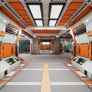 SciFi Modular Level 3D model