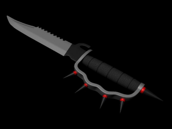 3d 10 Knives Model