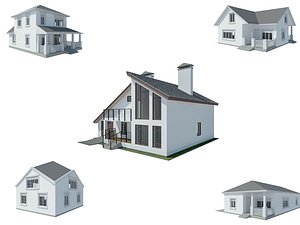 house vrayforc4d model