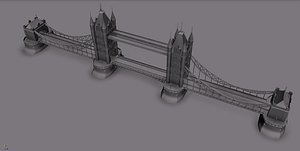 3D tower bridge model