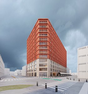 3D Apartments Building