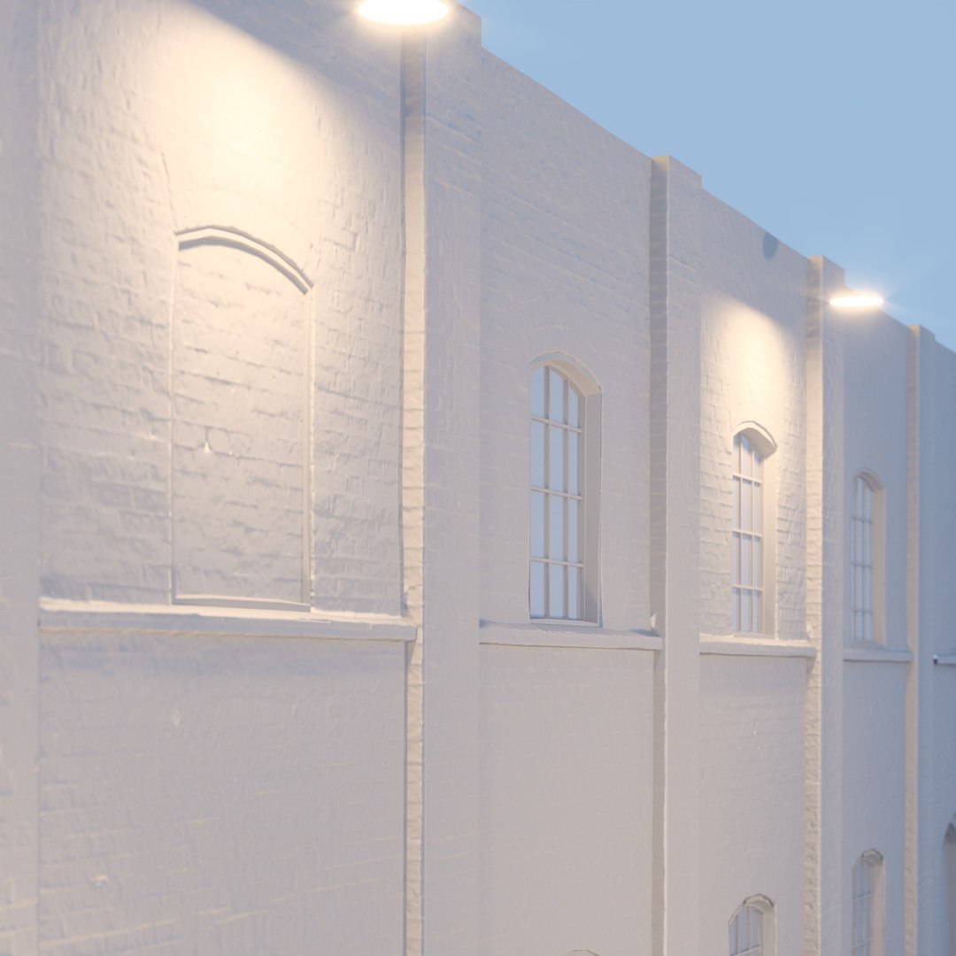 Facade Old Stone Building 001 Kit Collection 3D Model - TurboSquid 2068162