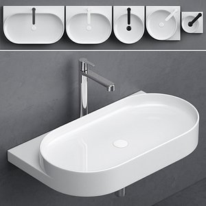 Washbasins Ravak Yard 3D