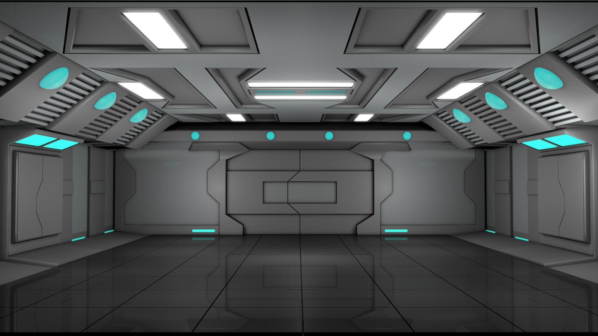 Sci Fi Room Scene 3D Model - TurboSquid 1510221