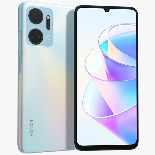 modelo 3d Honor X7a Plata - TurboSquid 2143944