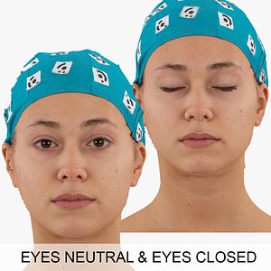 Freya RAW Scans Eyes Neutral and Eyes closed Collection