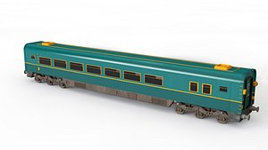 3D vagon train model