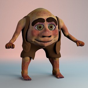 Cartoon Mini Creature 3D 3D model
