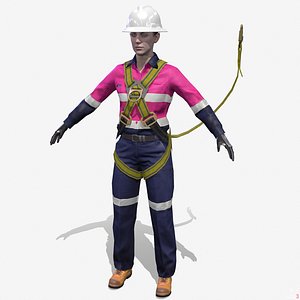 Worker Mining Safety Female - Bella - Harness