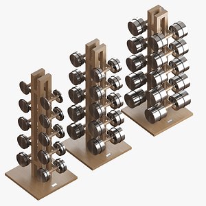 3D Dumbbell set