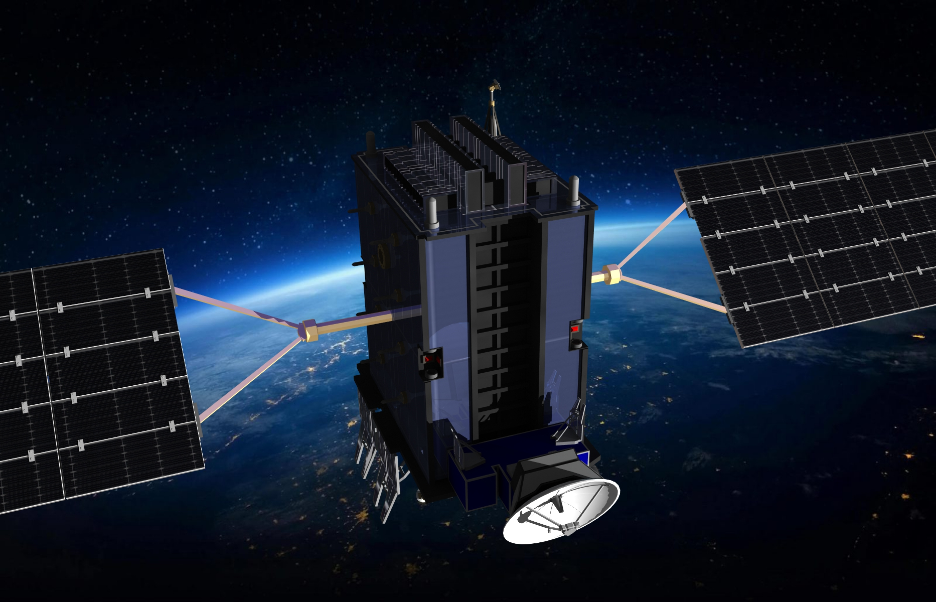 3dsmax milstar 3 aehf satellite