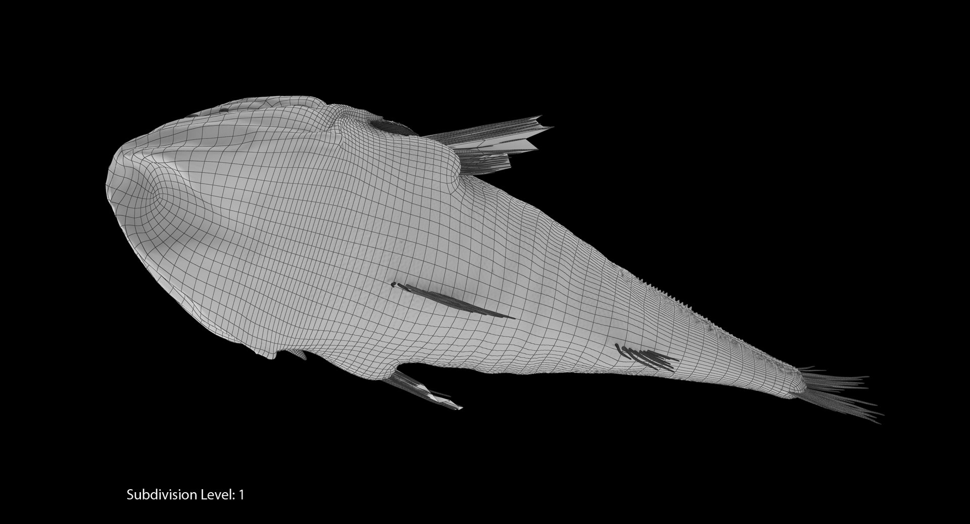 Fangtooth Fish 3d Model