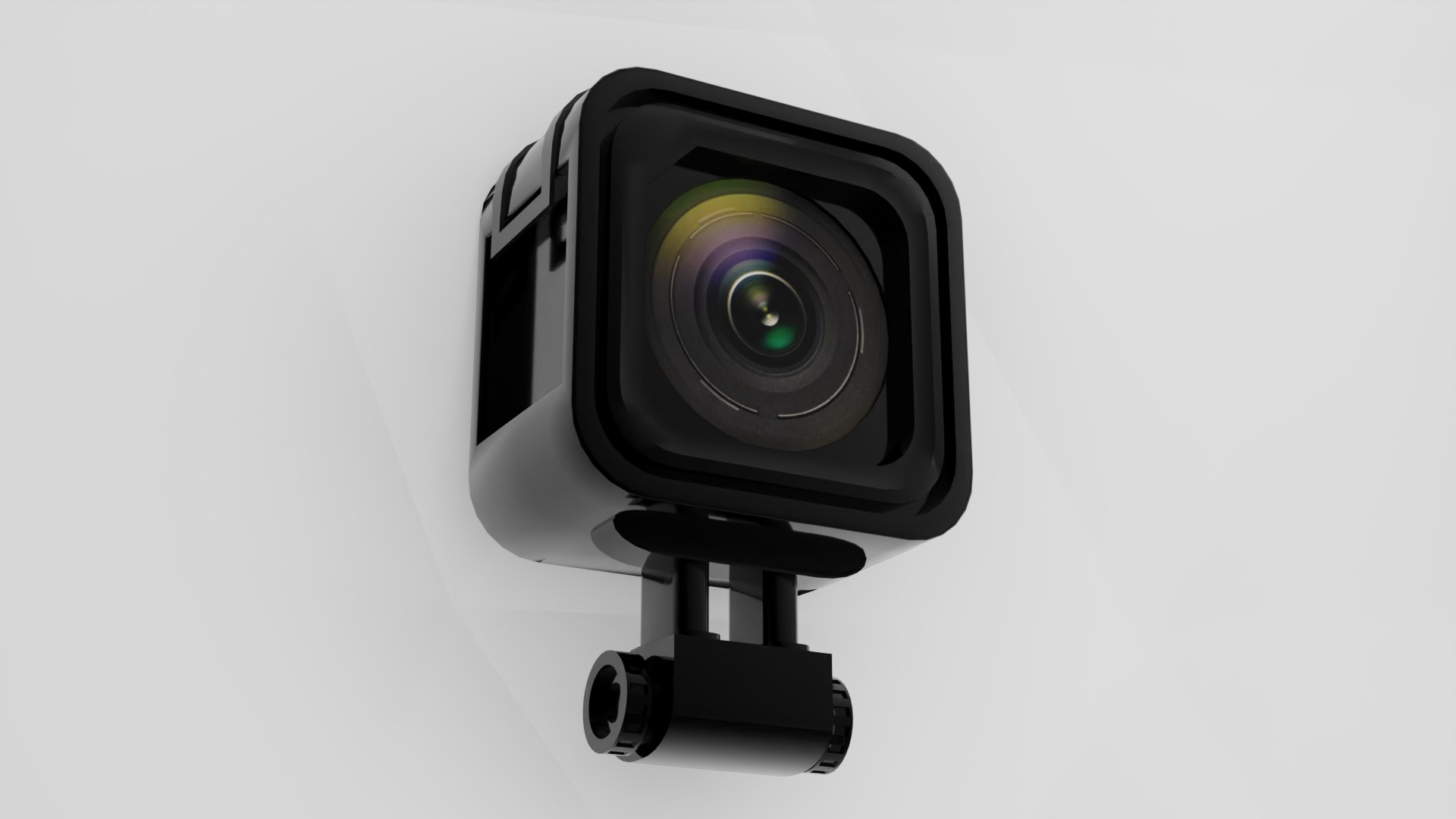 Low Poly Action Camera 3D Model - TurboSquid 1996307