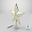christmas star tree topper 3D model