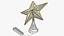 christmas star tree topper 3D model
