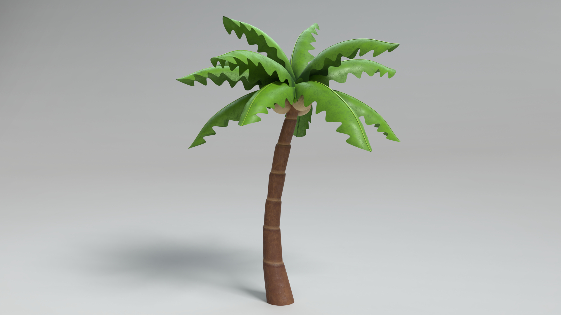 3D Cartoon Palm Tree - TurboSquid 1529866