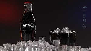 Coca Cola Bottle 330 ml model