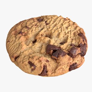Chocolate Chip Cookie 3 3D model