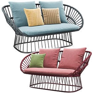 Cala 2 Seater Garden Sofa By Kettal