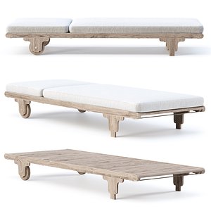 3D Eva chaise lounge EV23 by Bpoint Design