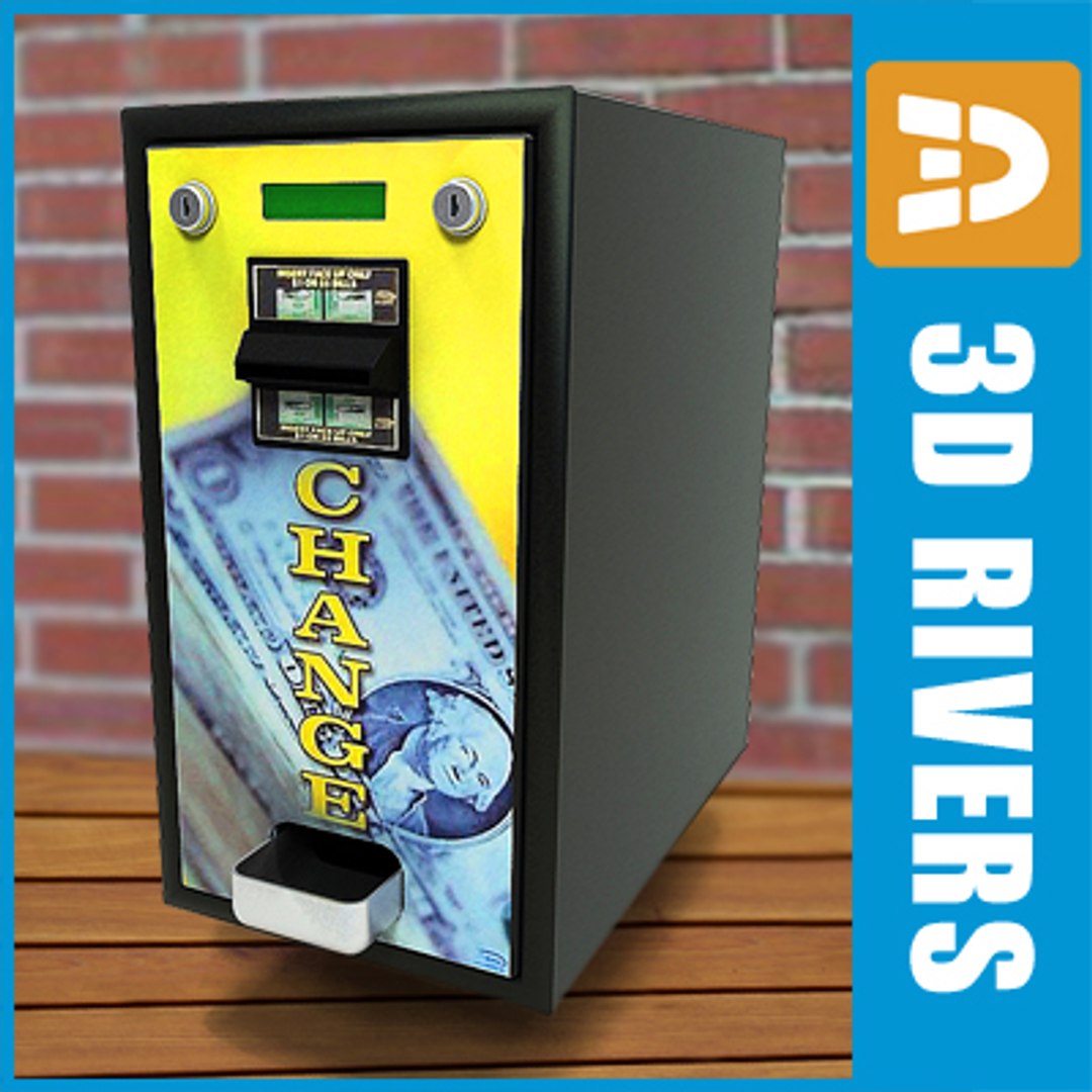 3d Money Change Machine Model