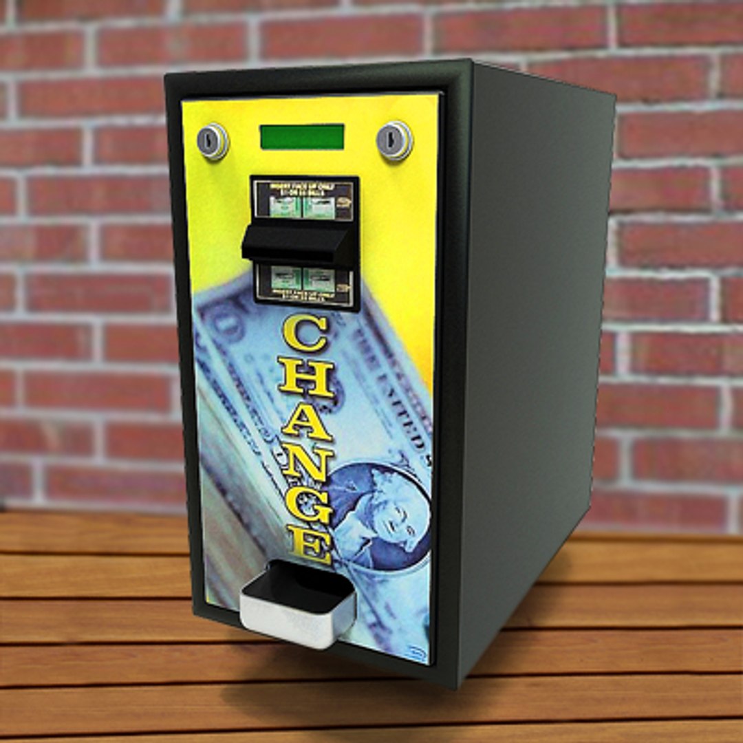 3d Money Change Machine Model