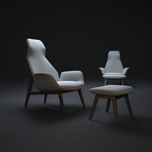 poliform-ventura-lounge-armchair 3d max