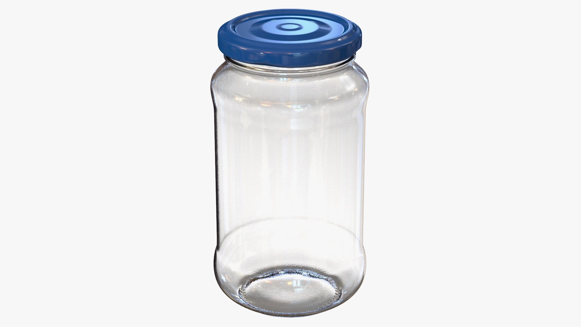 Empty Can with Cap 12oz 3D model preview