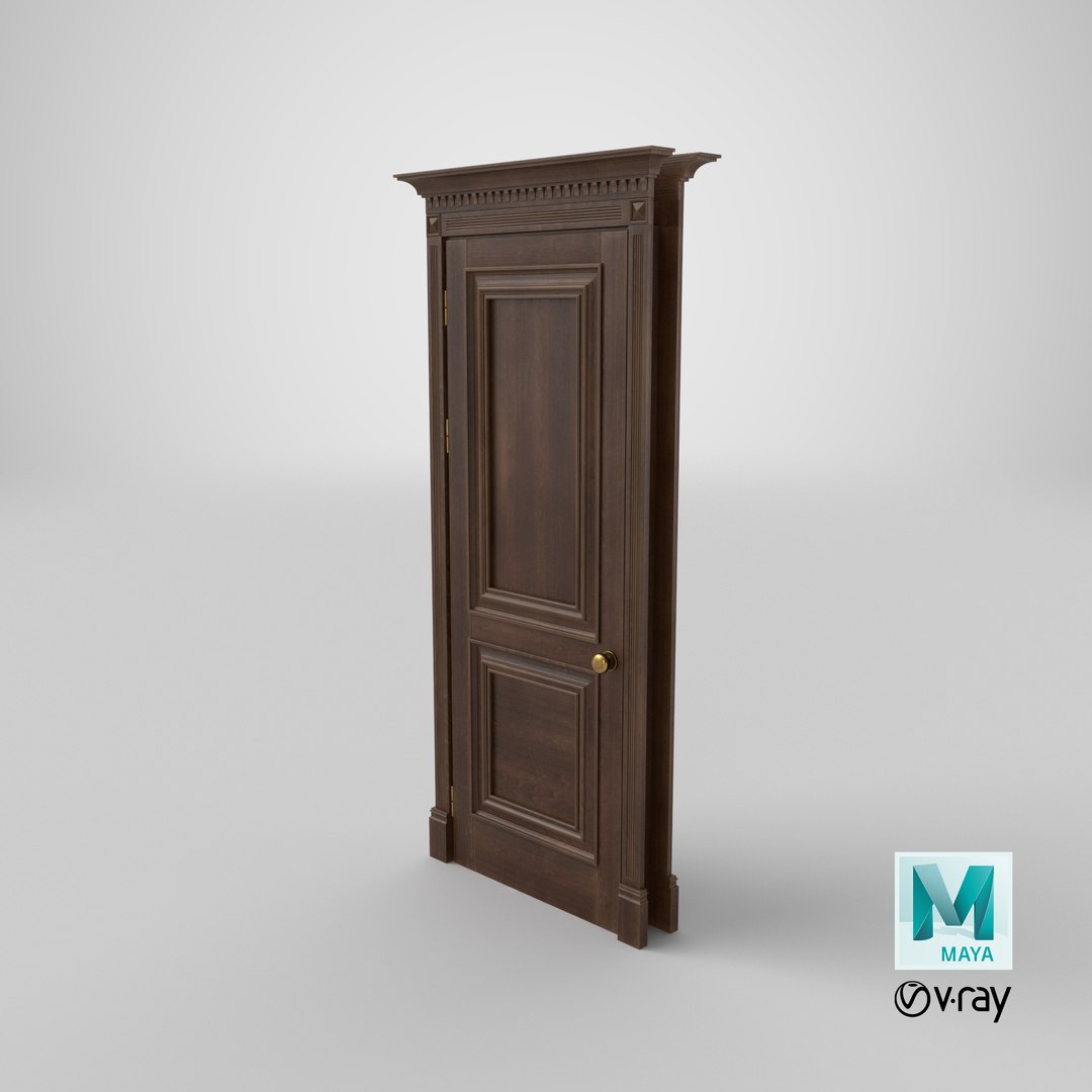 Classic Door Wood Mid Brown 3D model https://p.turbosquid.com/ts-thumb/TW/4qQcJl/1M/stemcell_maya_vray_render/png/1674933503/1920x1080/fit_q87/330985c2c5378b2d44a58c079b592092f49e5fca/stemcell_maya_vray_render.jpg