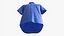 Camisa Manga Curta Masculina Mockup Listras Azuis