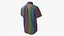 Camisa Manga Curta Masculina Mockup Listras Azuis